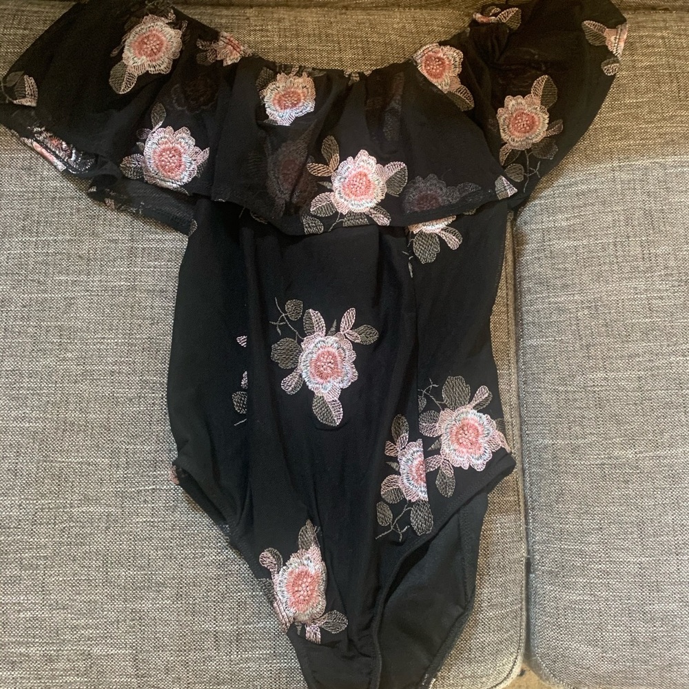 Band of Gypsies off the shoulder body suit